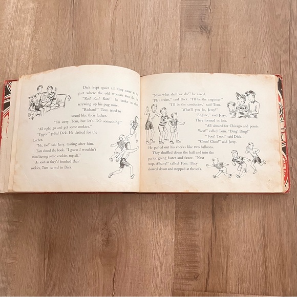 RARE Vintage 1941 HC Book “Tom, Dick and Jerry" by Edward W. Mammen, Illustrated - Picture 6 of 8